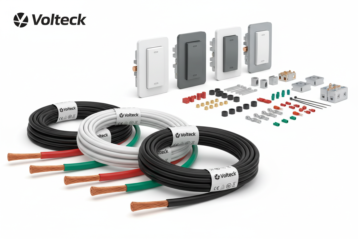 Volteck: Todo sobre Cables, Contactos y Accesorios Eléctricos Certificados para Instalaciones Residenciales