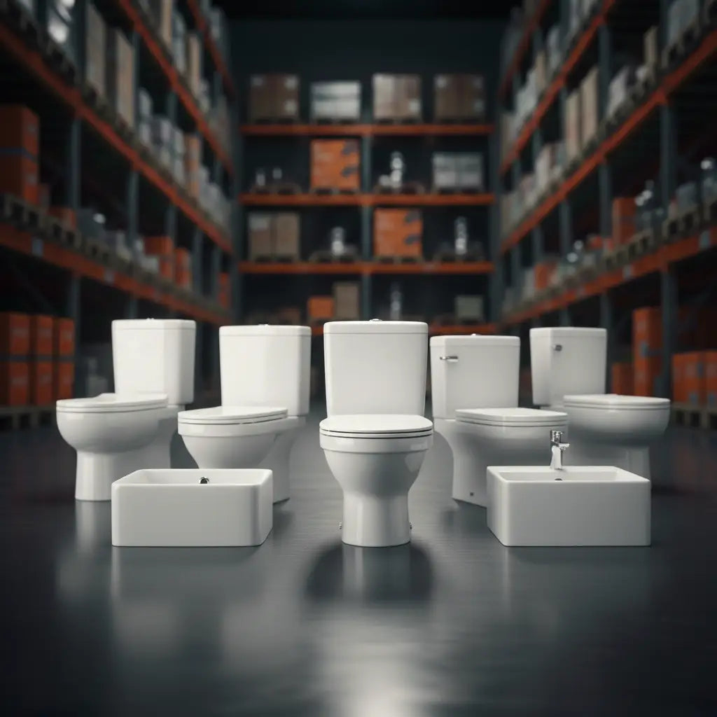 Inodoros y lavamanos