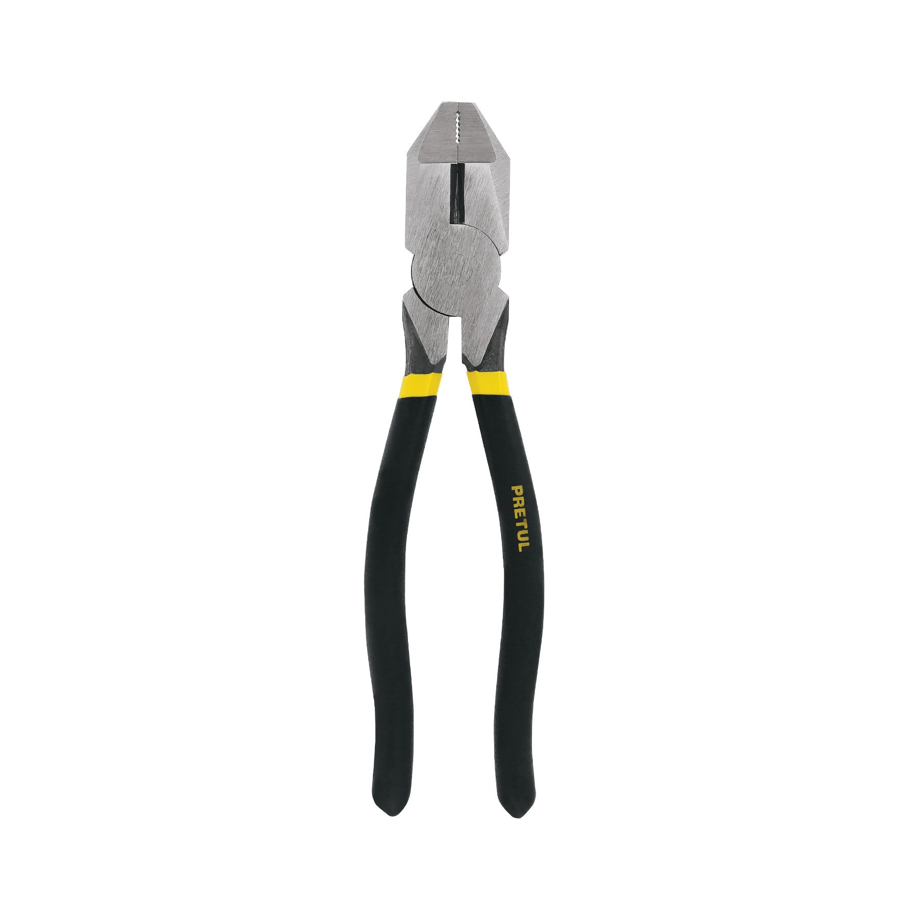 Pinza para electricista 9" uso rudo mango de PVC Pretul