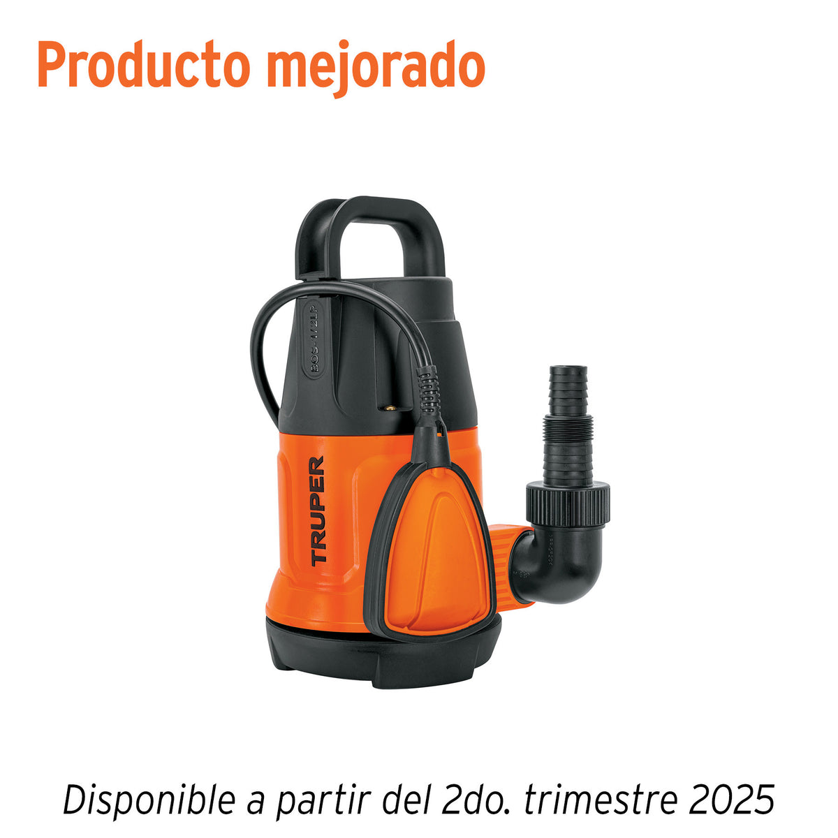 Bomba sumergible plastica para agua limpia TRUPER 1/2 HP