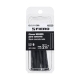 Blisterclavos negros para concreto FIERO 2-1/2"