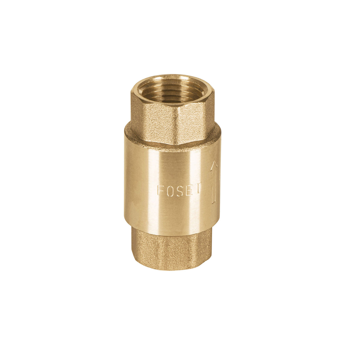 Valvula de retencion de laton de FOSET 1/2"