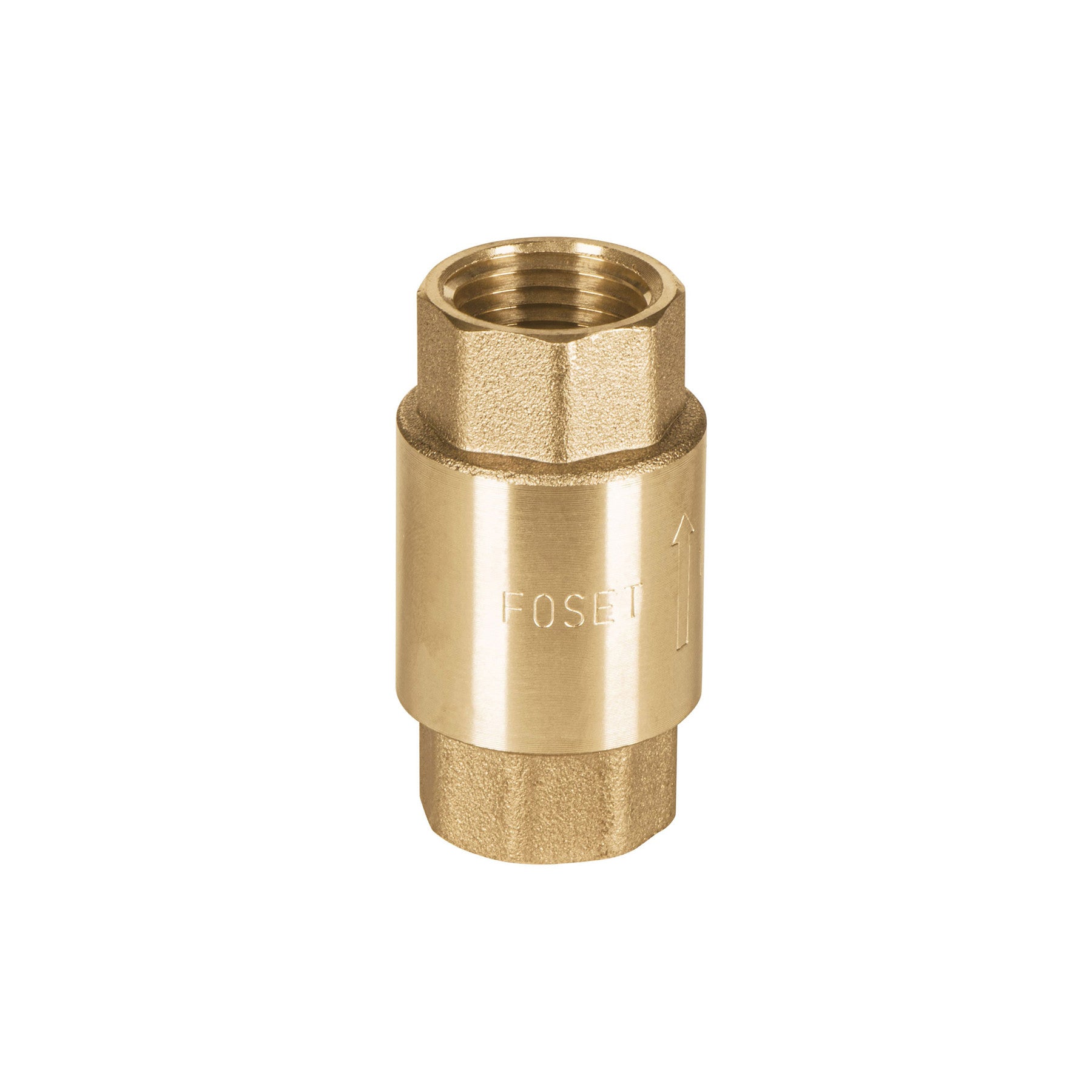 Valvula de retencion de laton de FOSET 1/2"