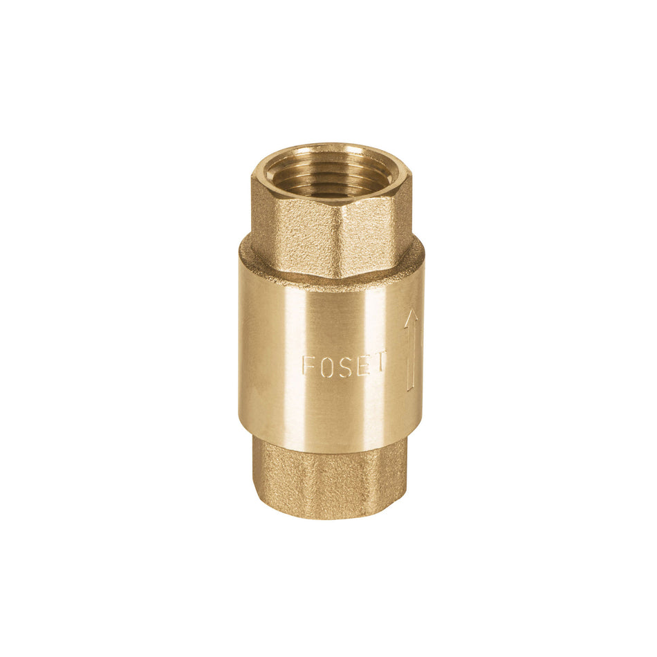 Valvula de retencion de laton de FOSET 1/2"