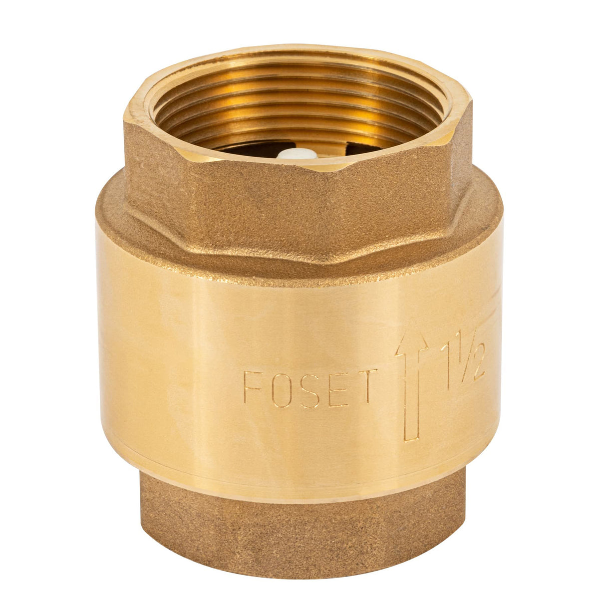 Valvula de retencion de laton FOSET 1-1/2"