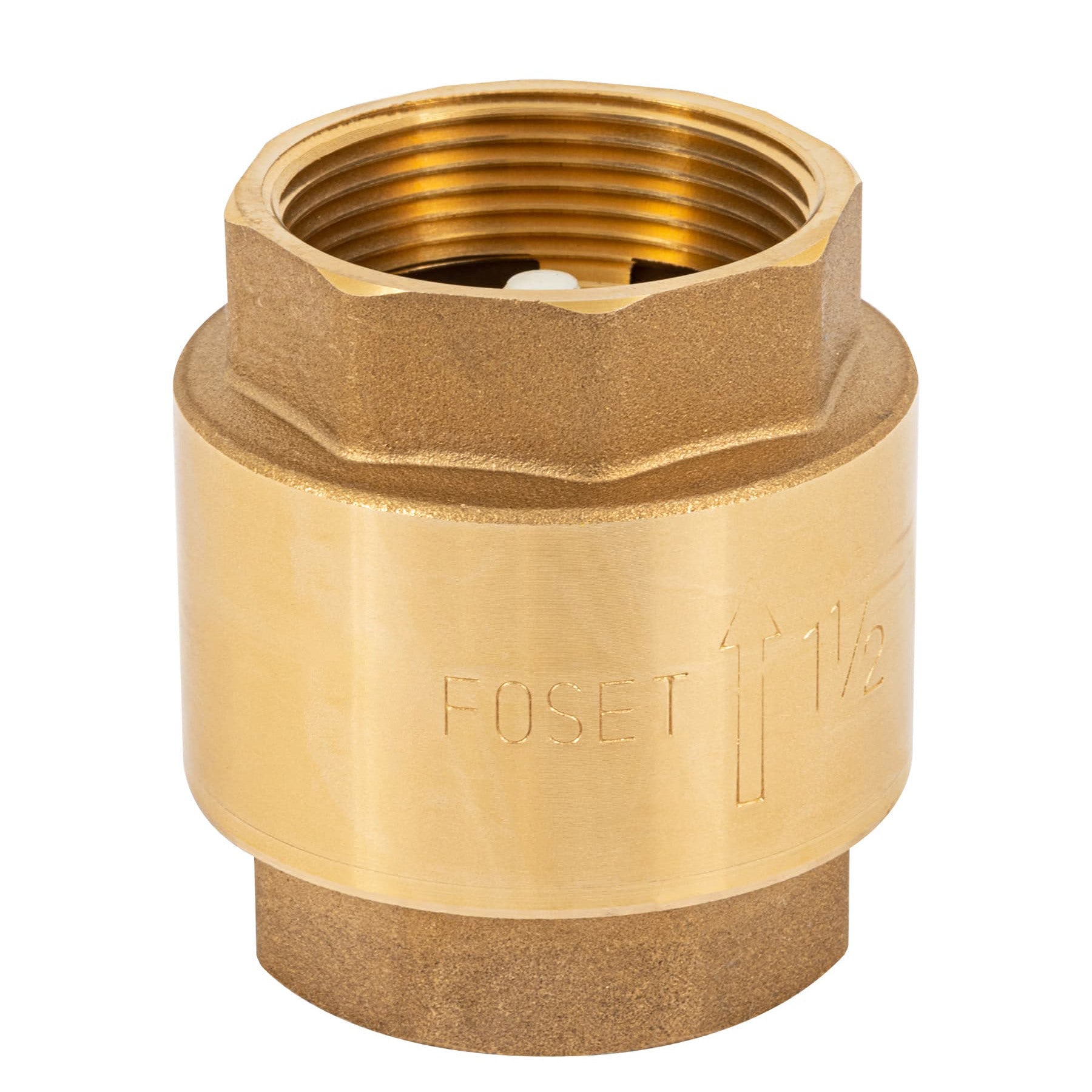 Valvula de retencion de laton FOSET 1-1/2"