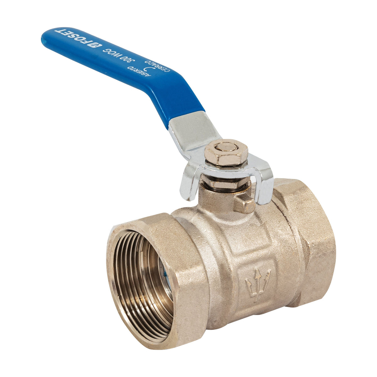 Valvula de esfera de laton roscable FOSET 1-1/2"