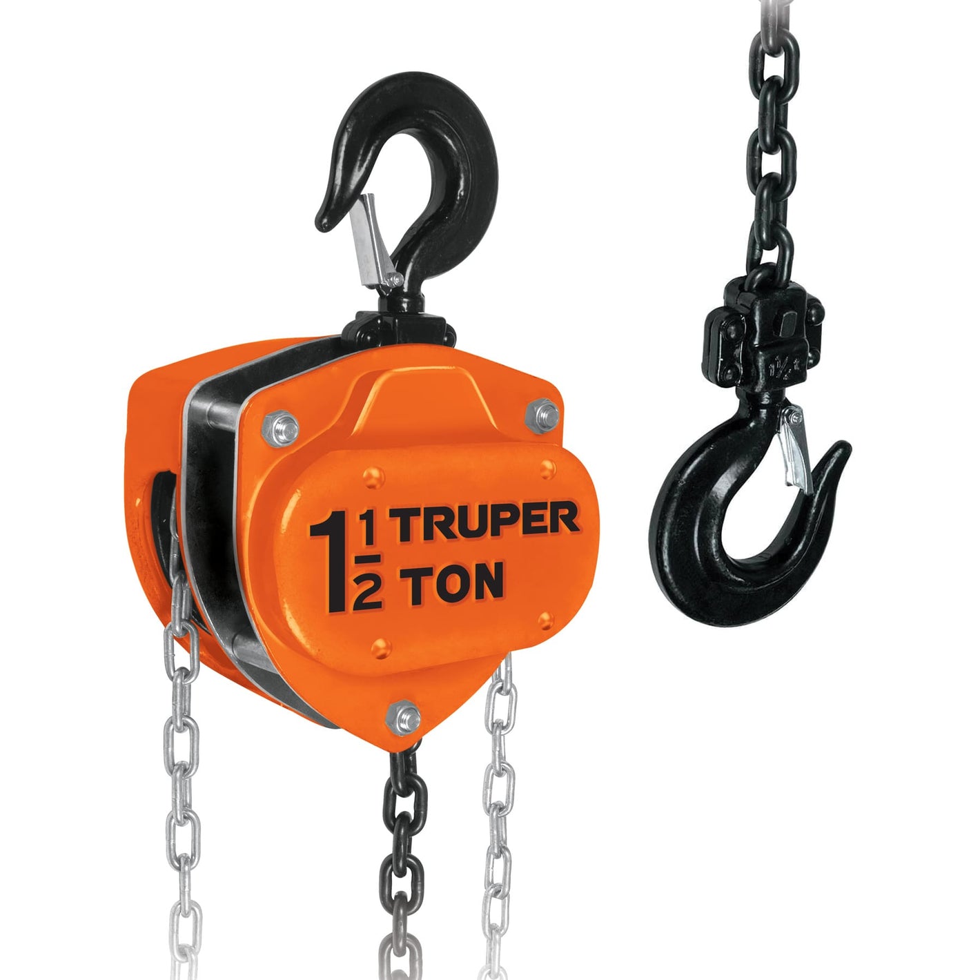 Polipasto de cadena de 1-1/2 ton Truper