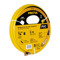Manguera para compresor de PVC 5m x 1/4" Pretul