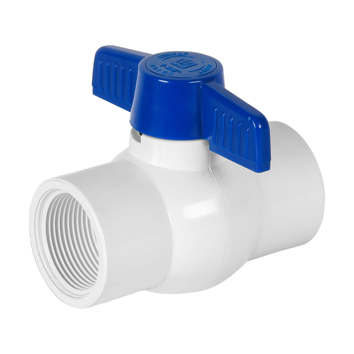 Valvula esfera de PVC roscable FOSET 1-1/4"