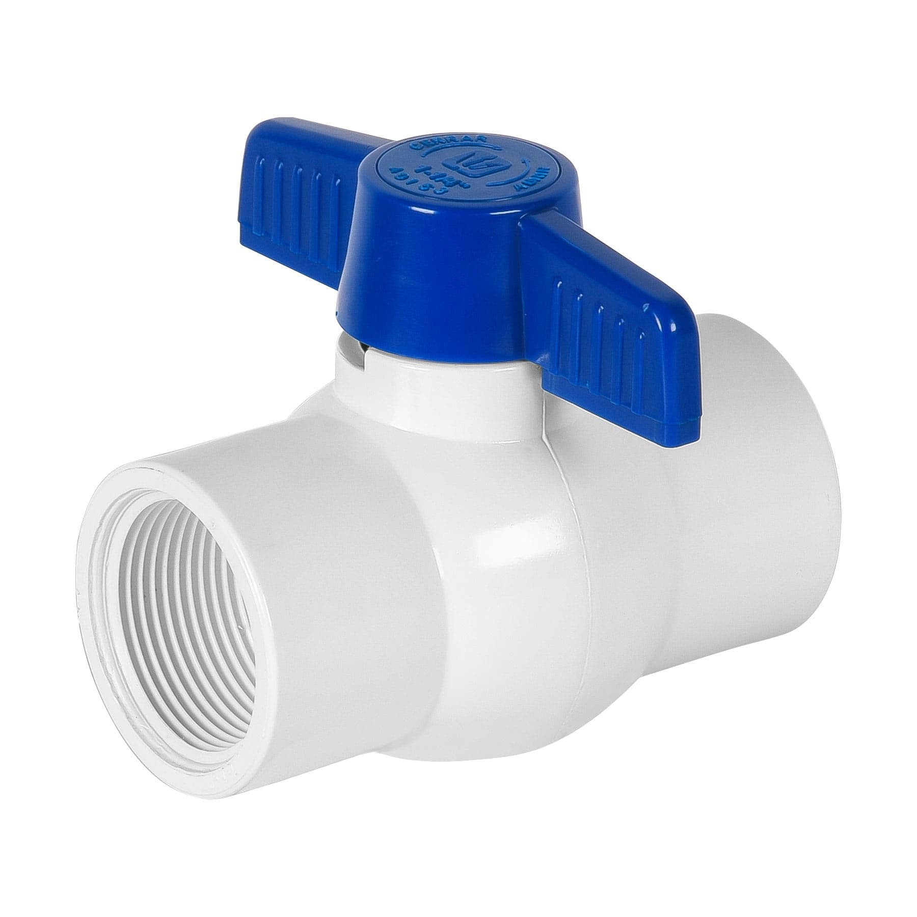 Valvula esfera de PVC roscable FOSET 1-1/4"