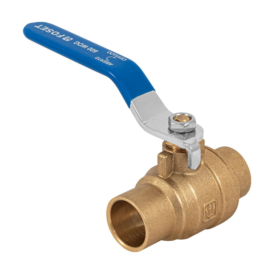 Valvula de esfera de laton soldable alta presion 3/4"