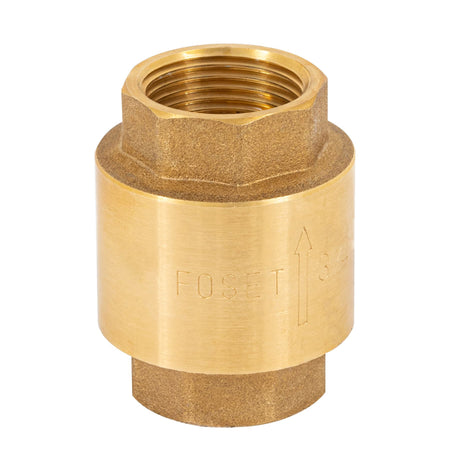 Valvula de retencion de laton de FOSET 3/4"