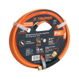 Manguera para compresor de PVC 15m x Truper 1/4"
