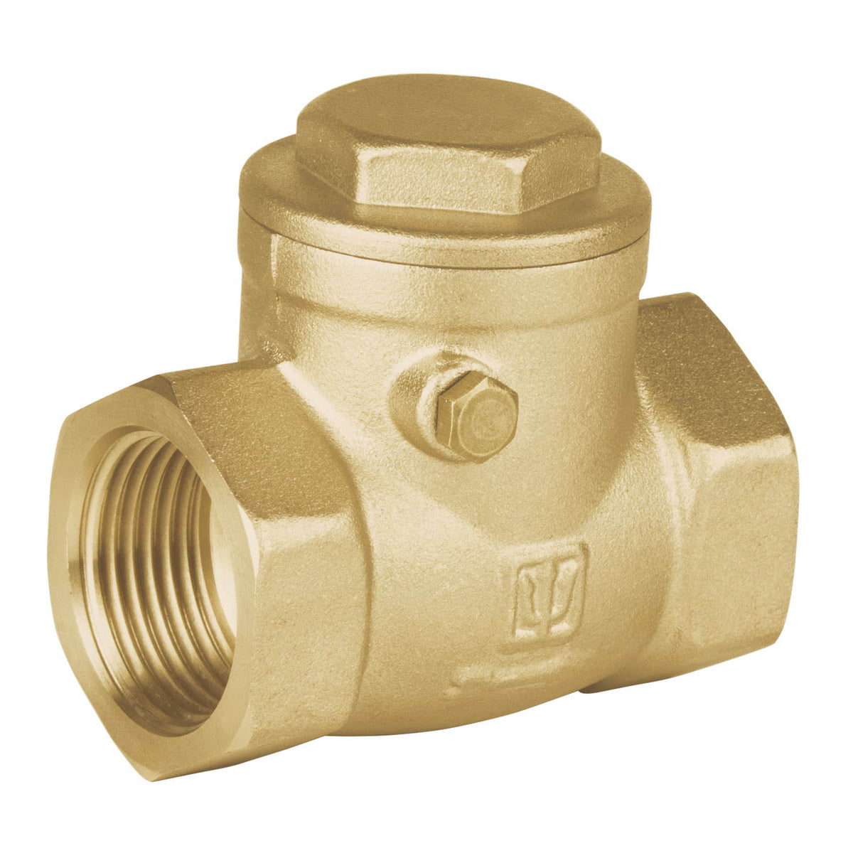 Valvula check horizontal de laton FOSET 3/4"