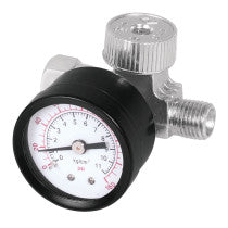 Regulador de aire con manometro cuerda 1/4" NPT TRUPER