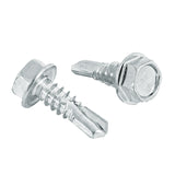 Bolsa 100 pijas x cabeza hexagonal punta de broca 3/4"