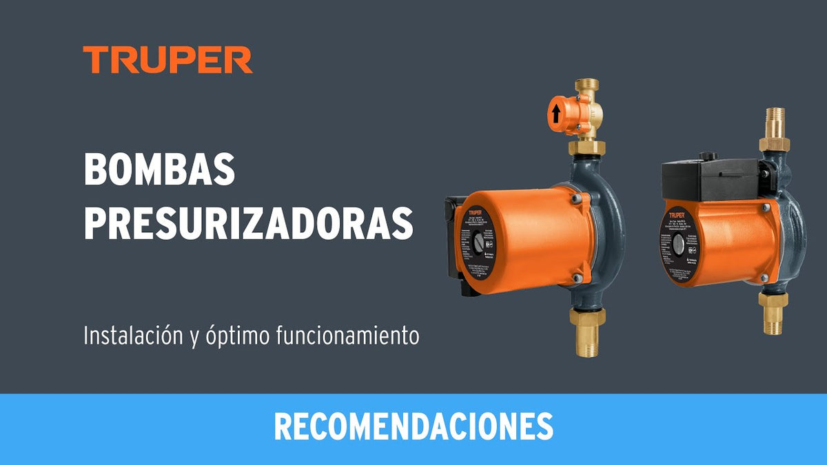 Bomba presurizadora TRUPER 1/6 HP