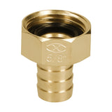 Conector hembra de laton solido para manguera Truper 5/8"