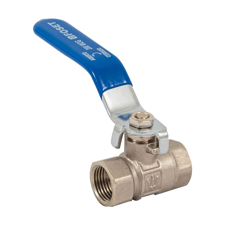 Valvula de esfera de laton roscable FOSET 3/8"