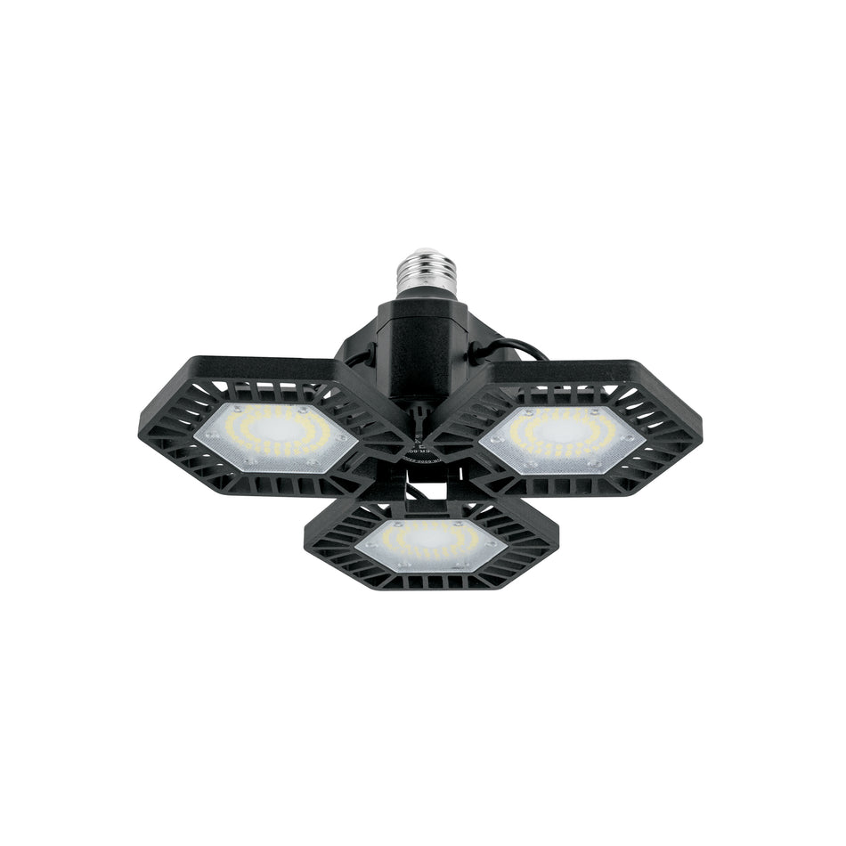 Luminario LED 50W 6500K con 3 paneles abatibles, VOLTECK