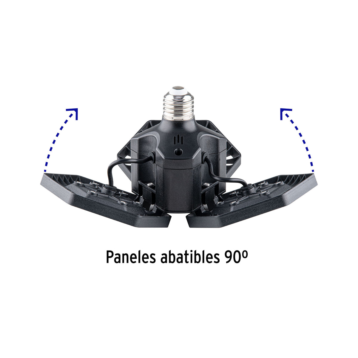 Luminario LED 50W 6500K con 3 paneles abatibles, VOLTECK