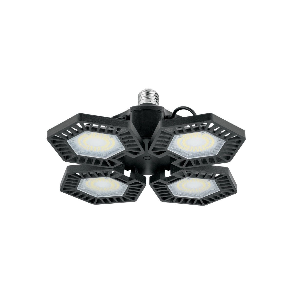 Luminario LED 100W 6500K con 4 paneles abatibles, VOLTECK