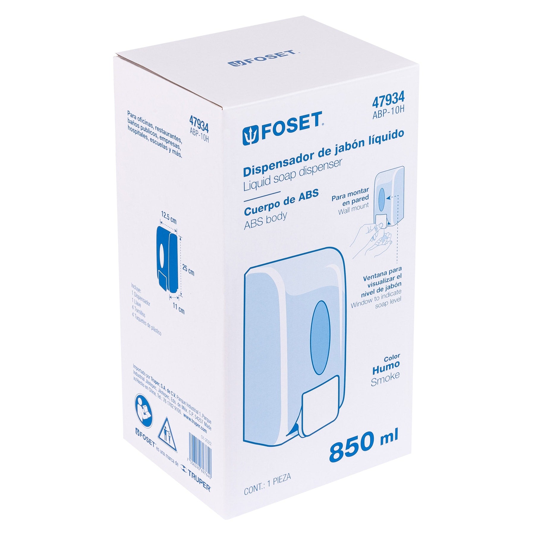 Dosificador de ABS para jabon liquido humo FOSET