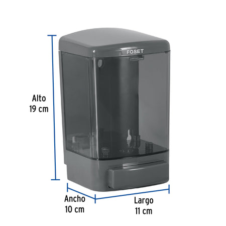 Dosificador para jabon liquido humo FOSET BASIC
