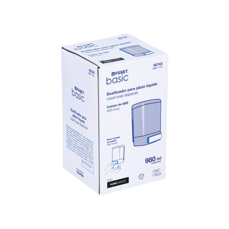 Dosificador para jabon liquido humo FOSET BASIC