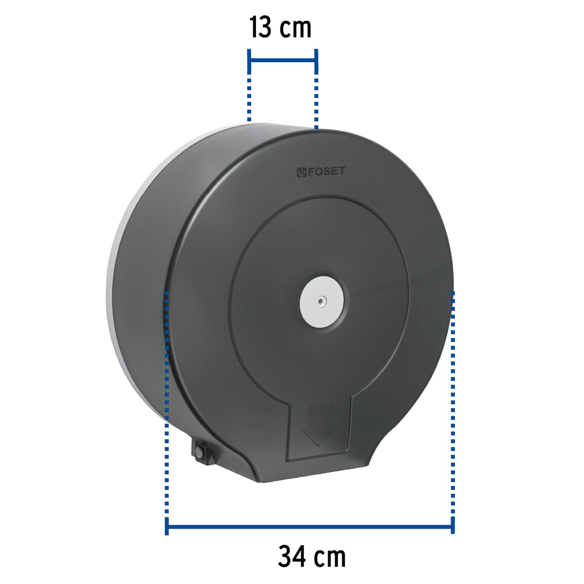 Portarrollo de ABS humo FOSET