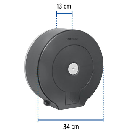 Portarrollo de ABS humo FOSET