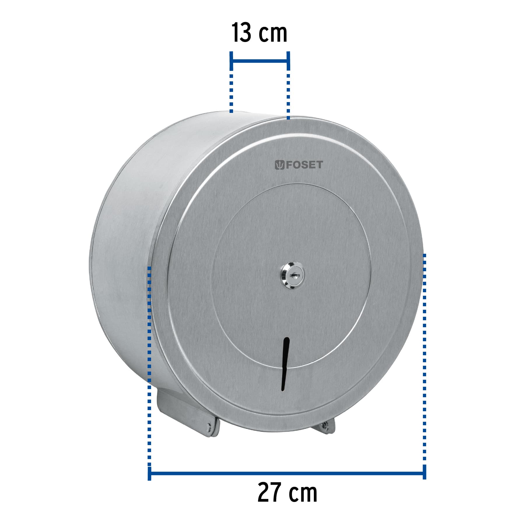 Portarrollo de acero inoxidable FOSET