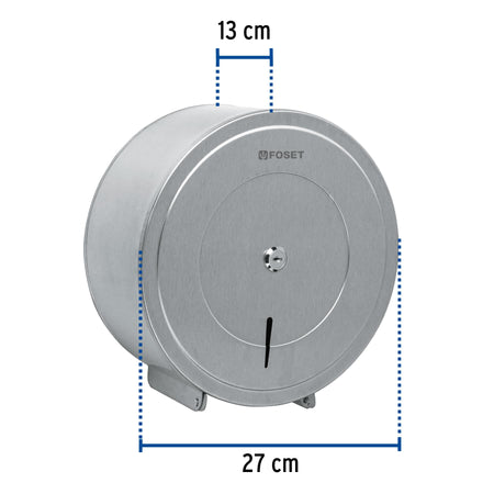 Portarrollo de acero inoxidable FOSET