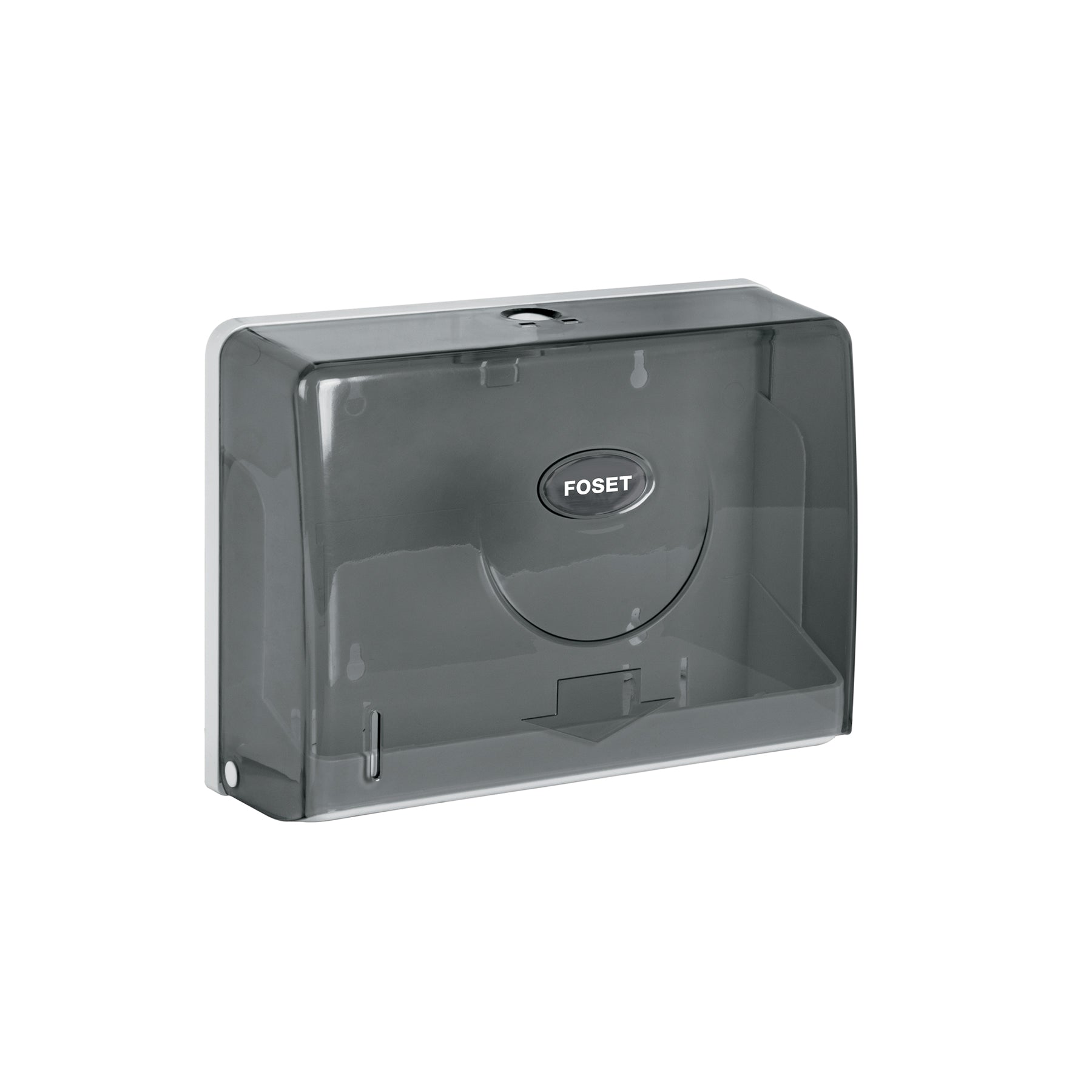 Dispensador chico para toallas de papel humo FOSET BASIC