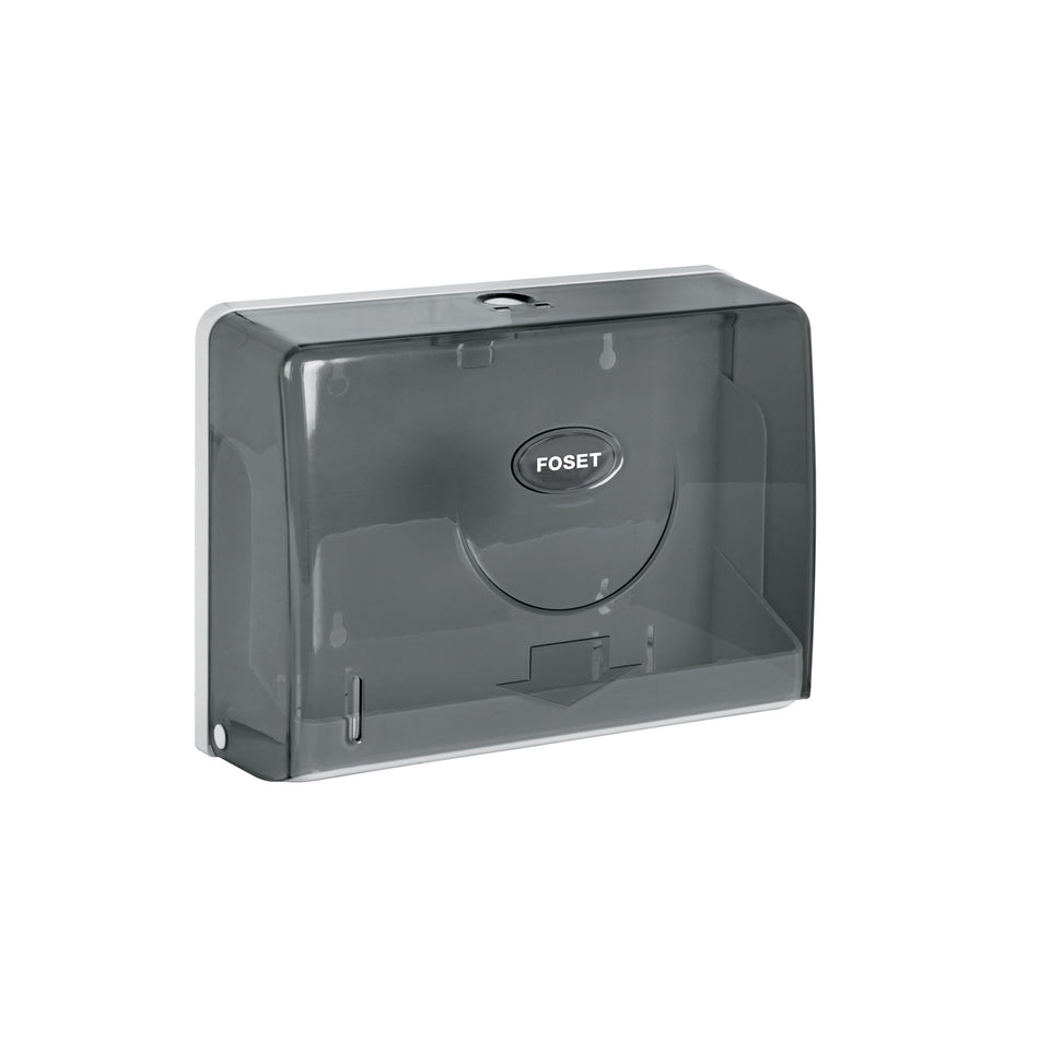 Dispensador chico para toallas de papel humo FOSET BASIC