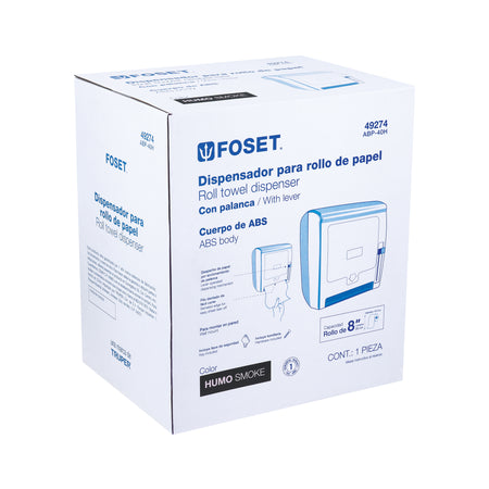 Dispensador de ABS para toalla de papel en rollohumo FOSET