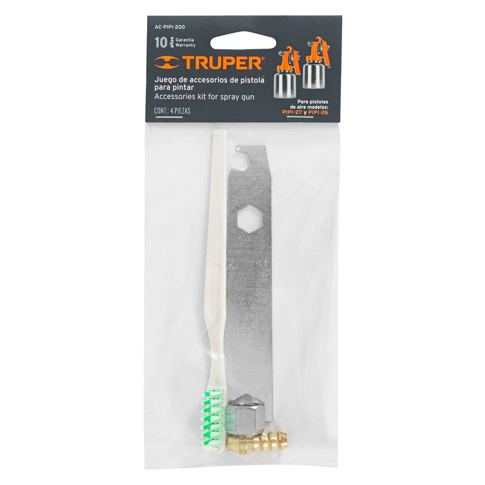 Accesorios (llave cepillo tuerca y espiga) p/PIPI-26 y 27