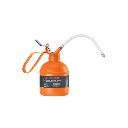 Aceitera de 500 ml (17 oz) con aplicador flexible Truper