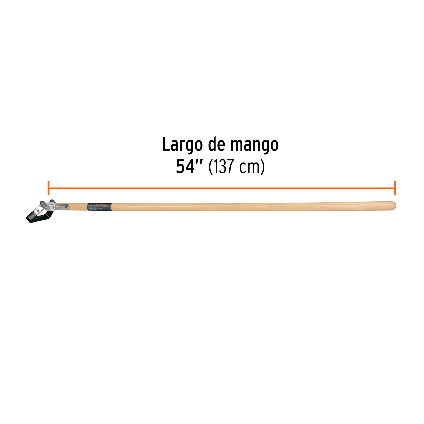 Deshierbador, mango de madera 54', TRUPER
