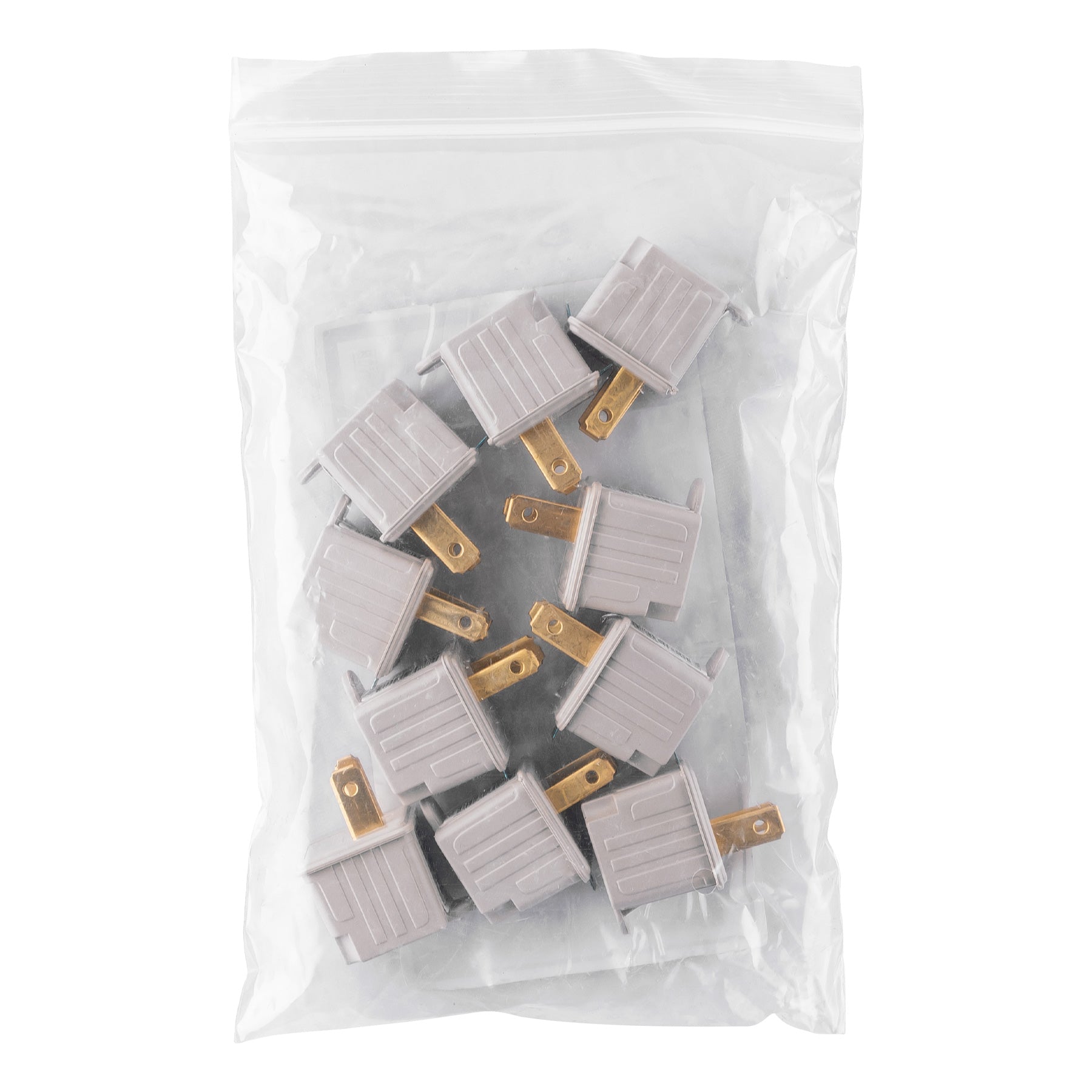 Adaptador 3 a 2 gris a granel Volteck