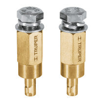 Juego de 2 adaptadores para conector rapido 5/16" TRUPER