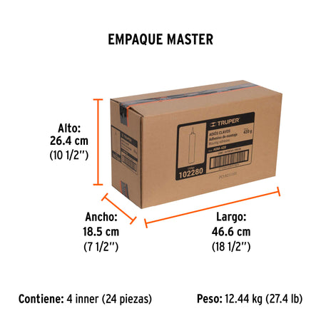 Adhesivo de montaje Adios clavos Truper 420 g