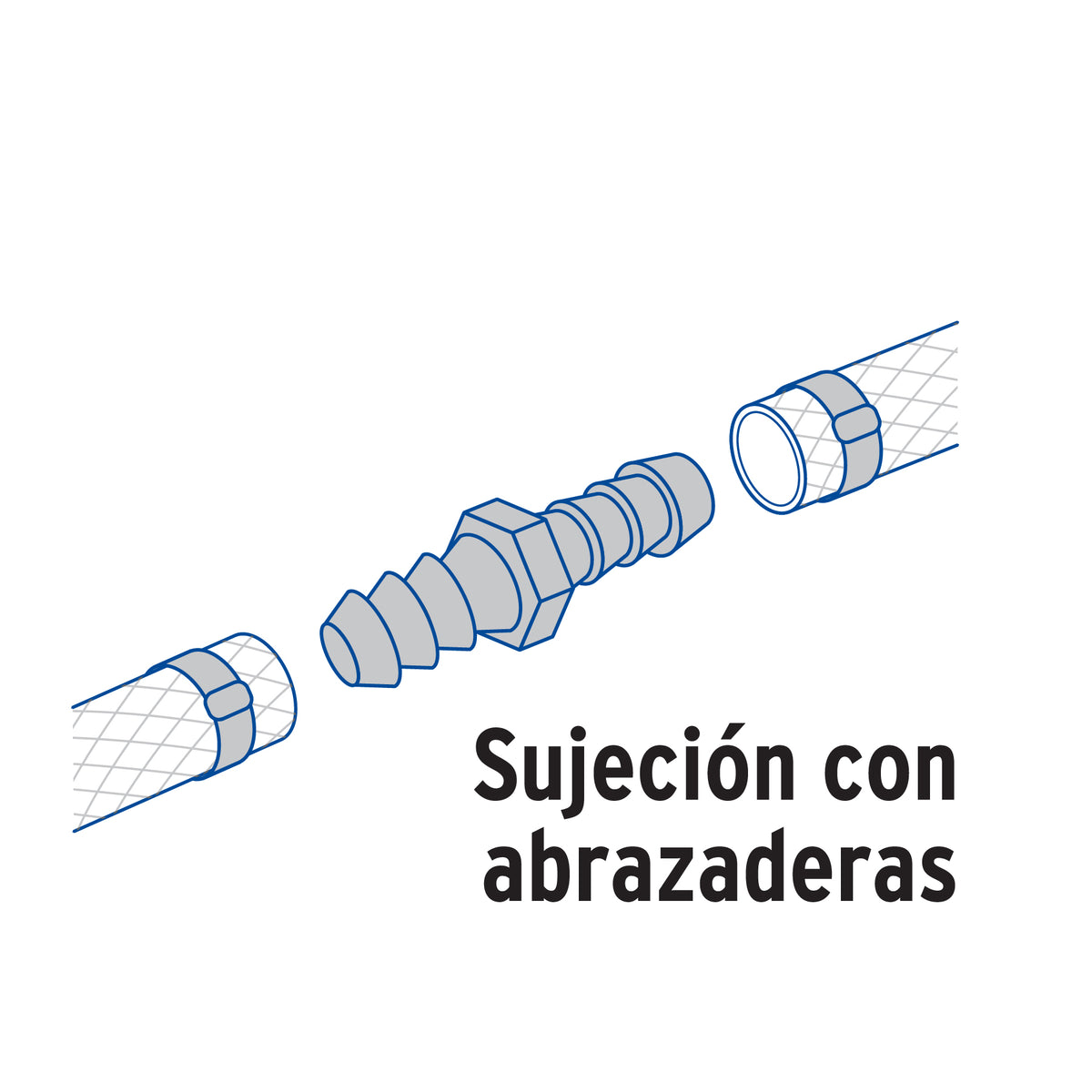 Cople inserción de latón 1/2' para poliducto negro, FOSET