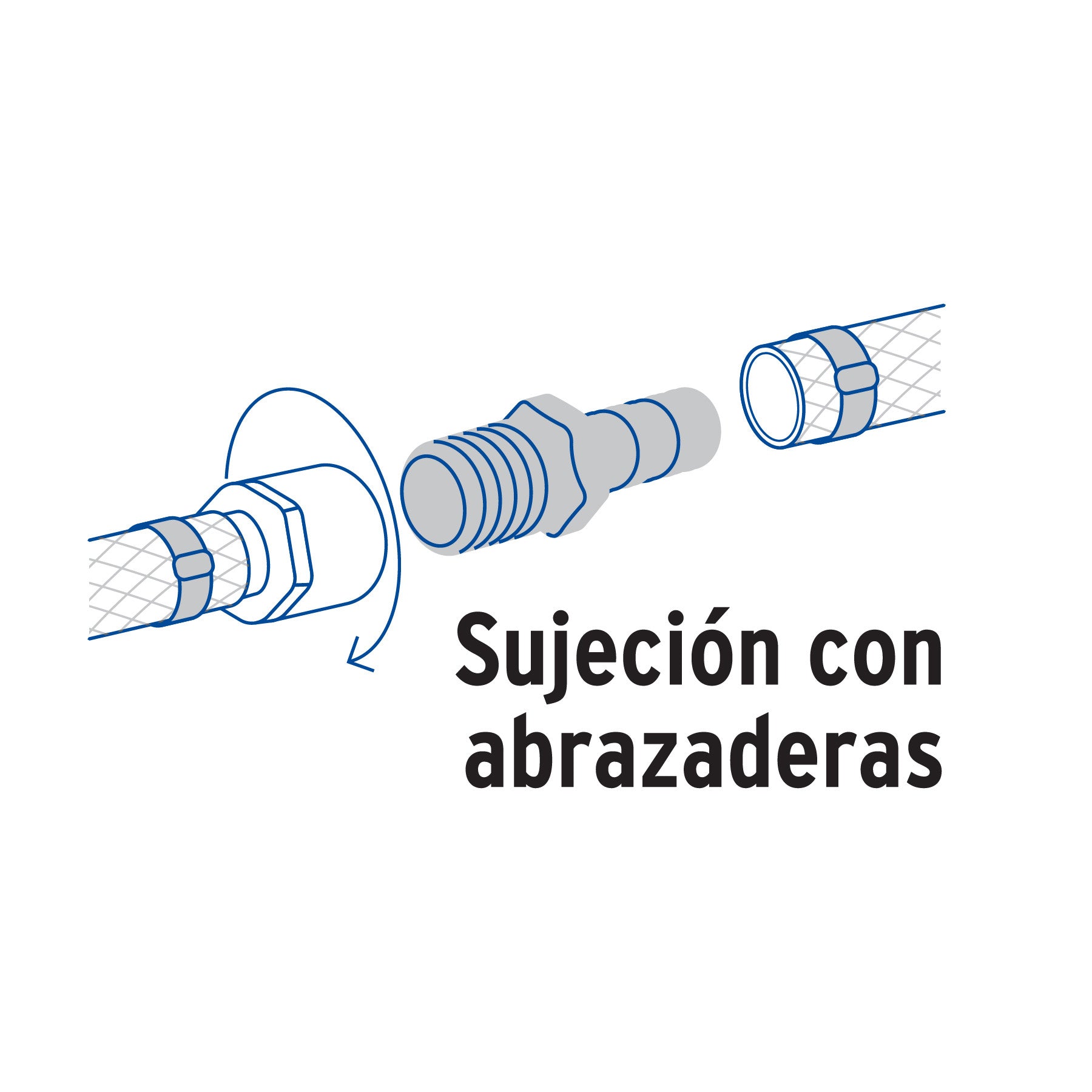 Adaptador macho de laton para poliducto FOSET 1"
