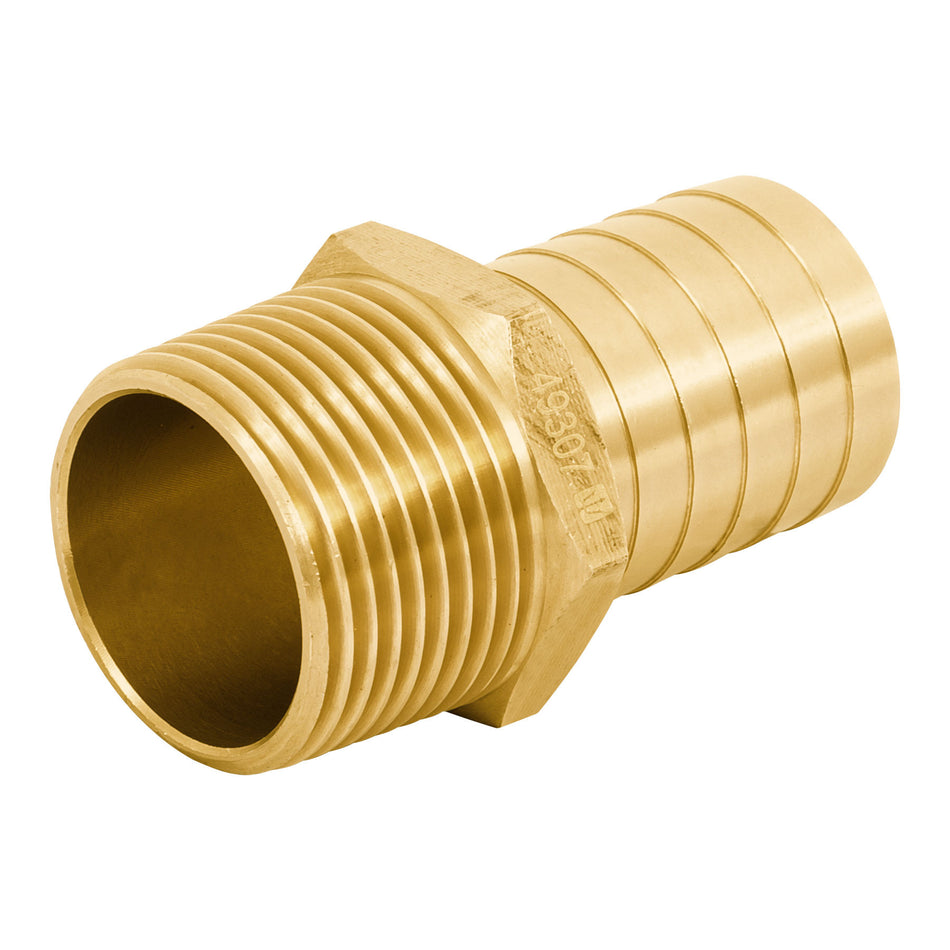 Adaptador macho de laton para poliducto FOSET 1"