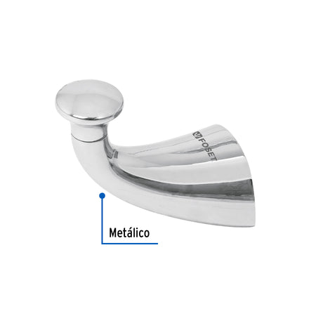 Gancho sencillo metalico para toalla FOSET AERO