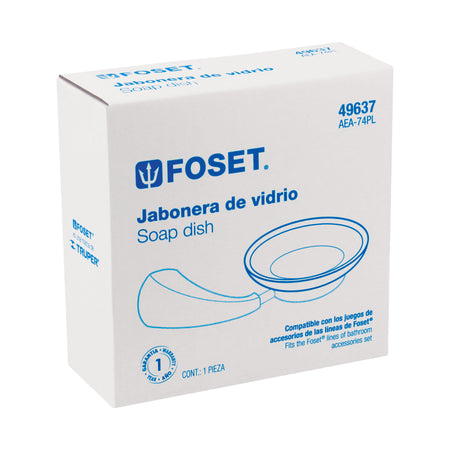 Plato de vidrio de repuesto para jabonera FOSET AERO