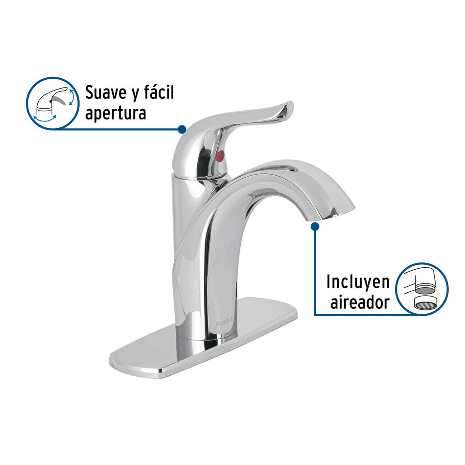 Monomando corto para lavabo, FOSET AERO