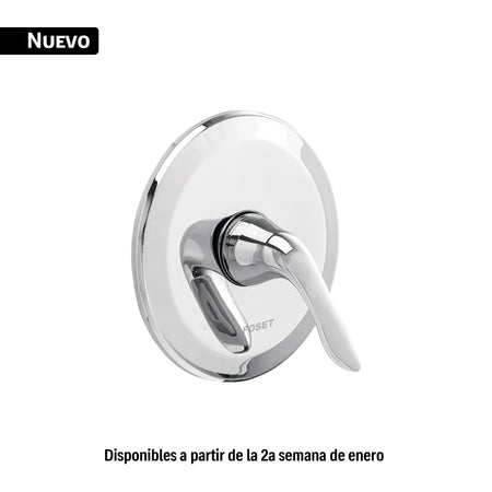 Monomando para regadera, cromo, AERO
